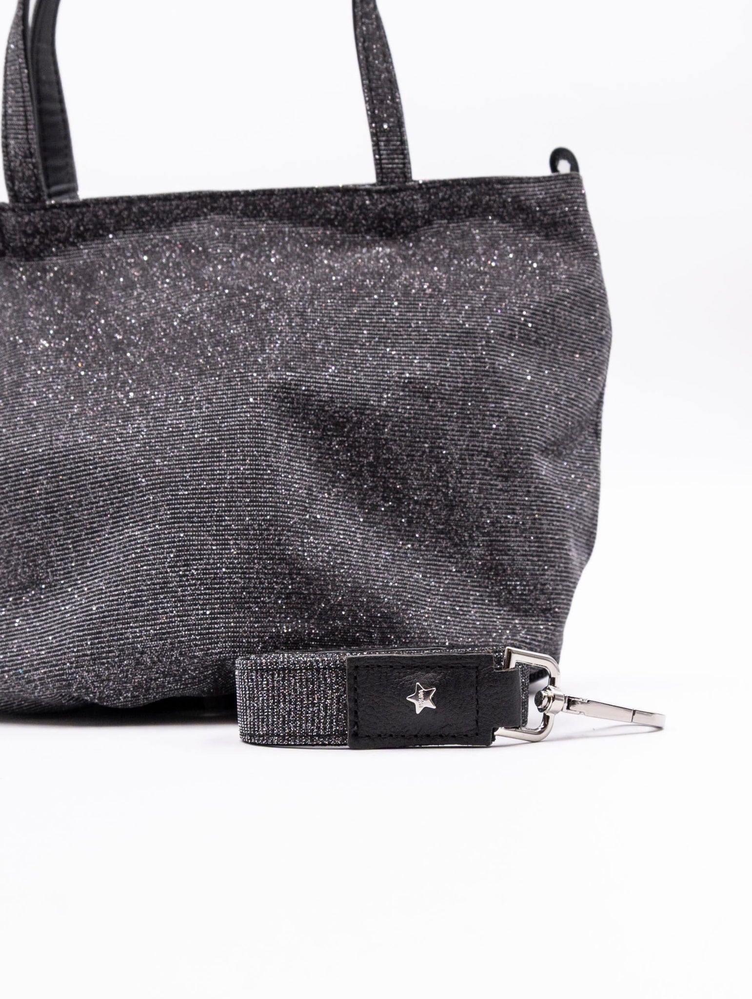 Borsa Lua L'aura Lurex Grigio Scuro LUAGDG L'AURA