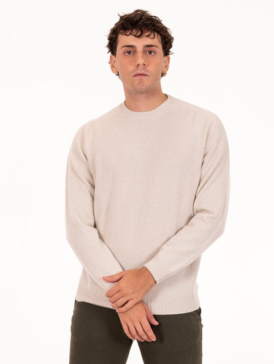 Girocollo Zanieri in Lana Cashmere Corda Melange