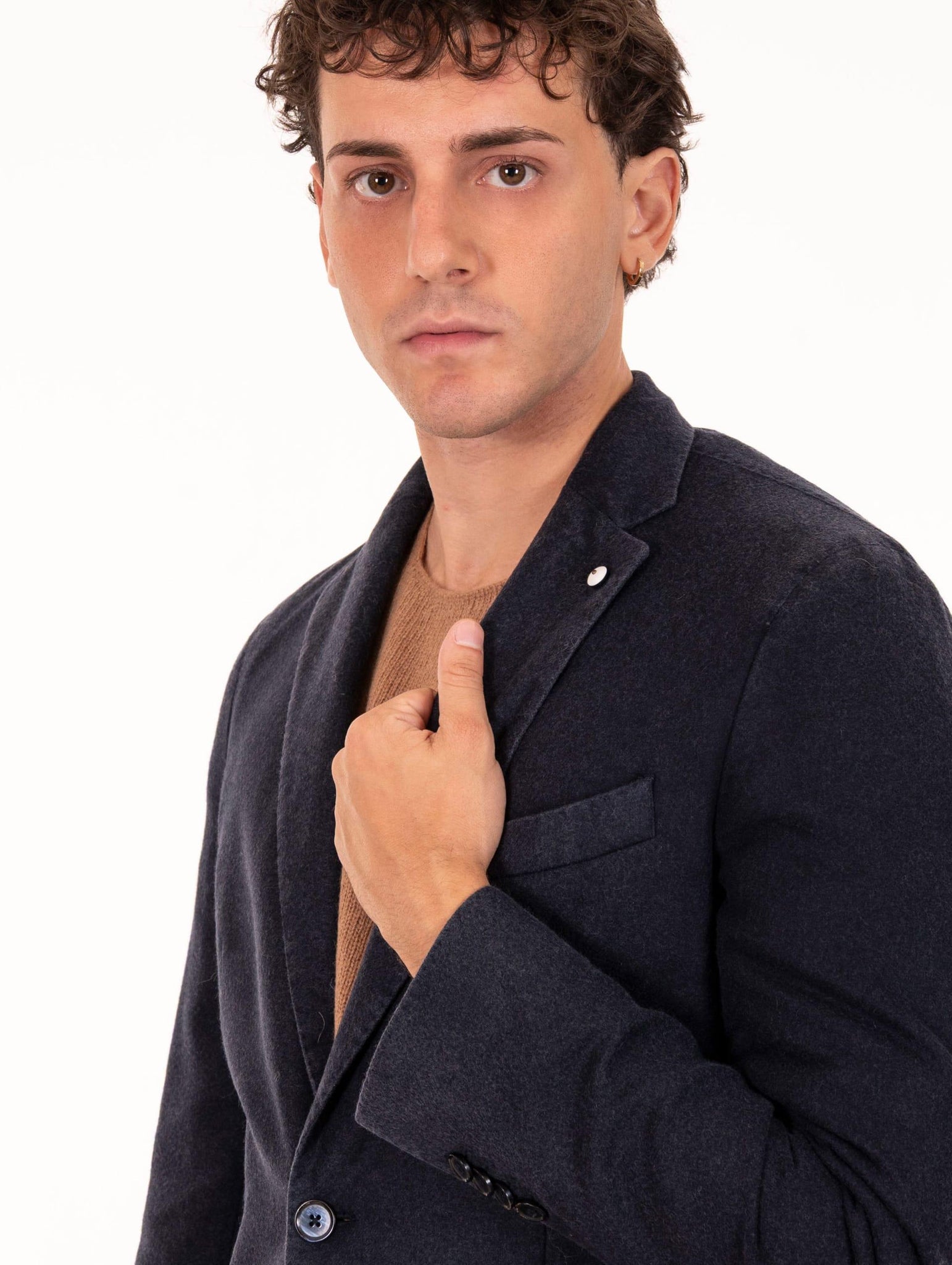 Giacca L.B.M. 1911 in Lana Vergine e Cashmere Blu 28875550607 L.B.M. 1911