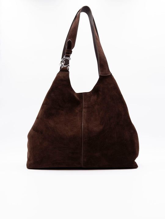 Borsa C-Easy Coccinelle in Suede Brunette