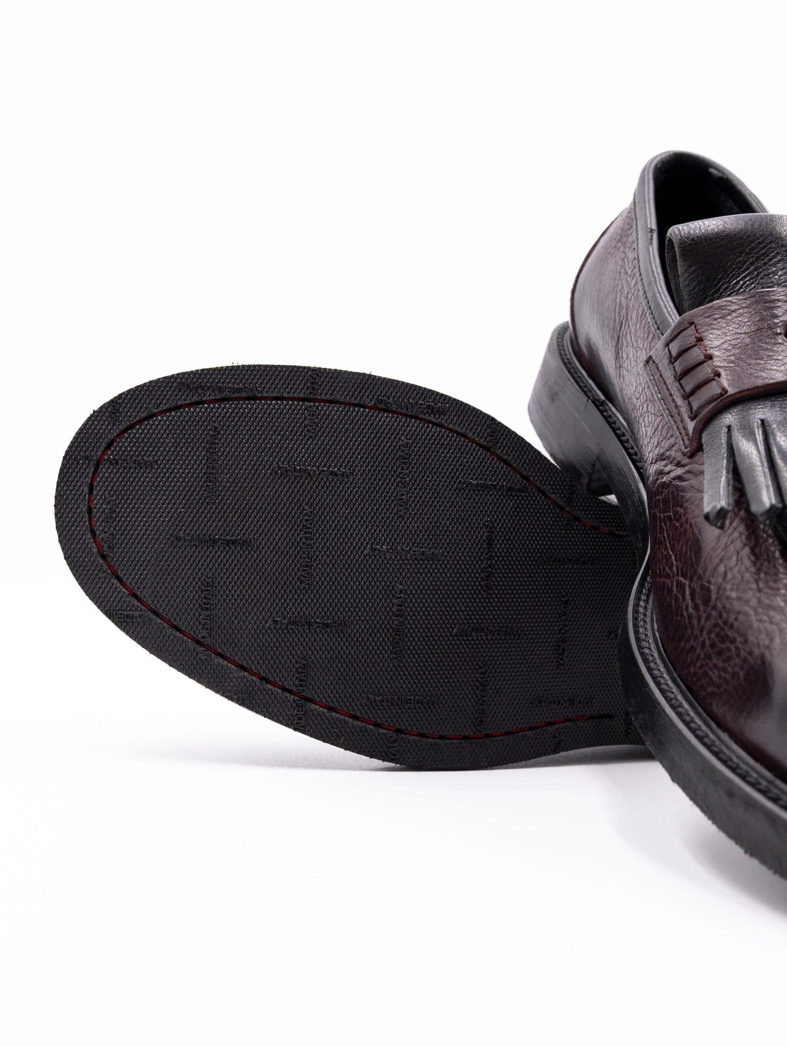 Mocassino Four Stroke con Nappa in Pelle Barolo e Nero 60726/29 Four Stroke