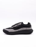 Club Act Voile Blanche Sneakers in Anthracite and Black Suede and Nylon