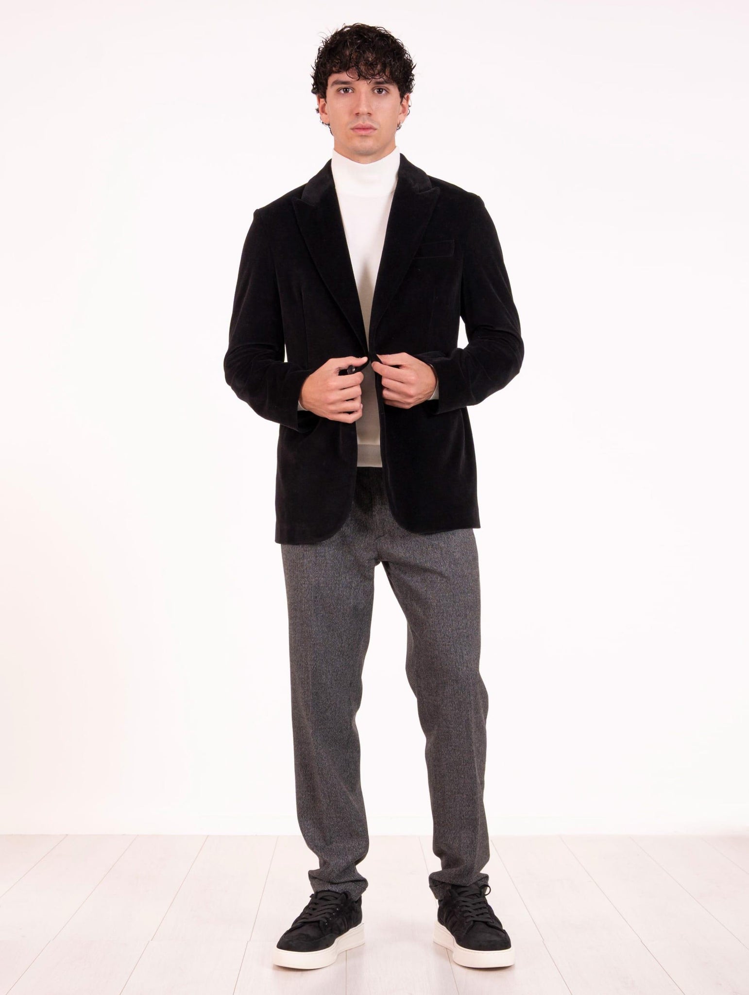 Giacca Circolo 1901 in Velluto Nera CN4972G007 Circolo 1901