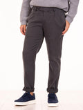 Pantalone Devorè in Cotone e Tencel  Antracite