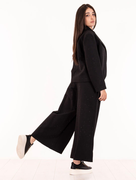 Hose Meimeij Scuba Strass Schwarz