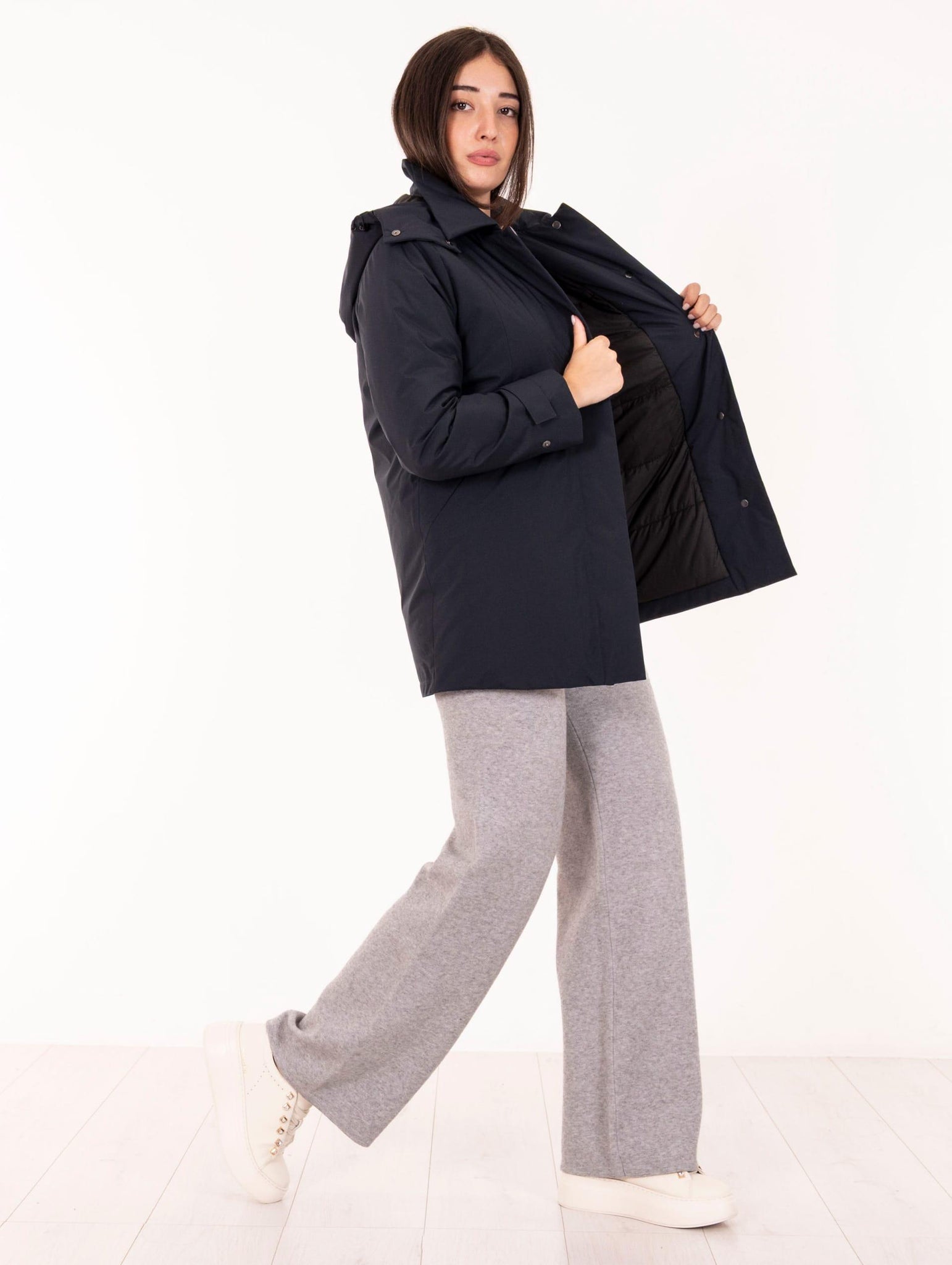 Parka Fumiko People of Shibuya Navy FUMIKOPM773790 People of Shibuya