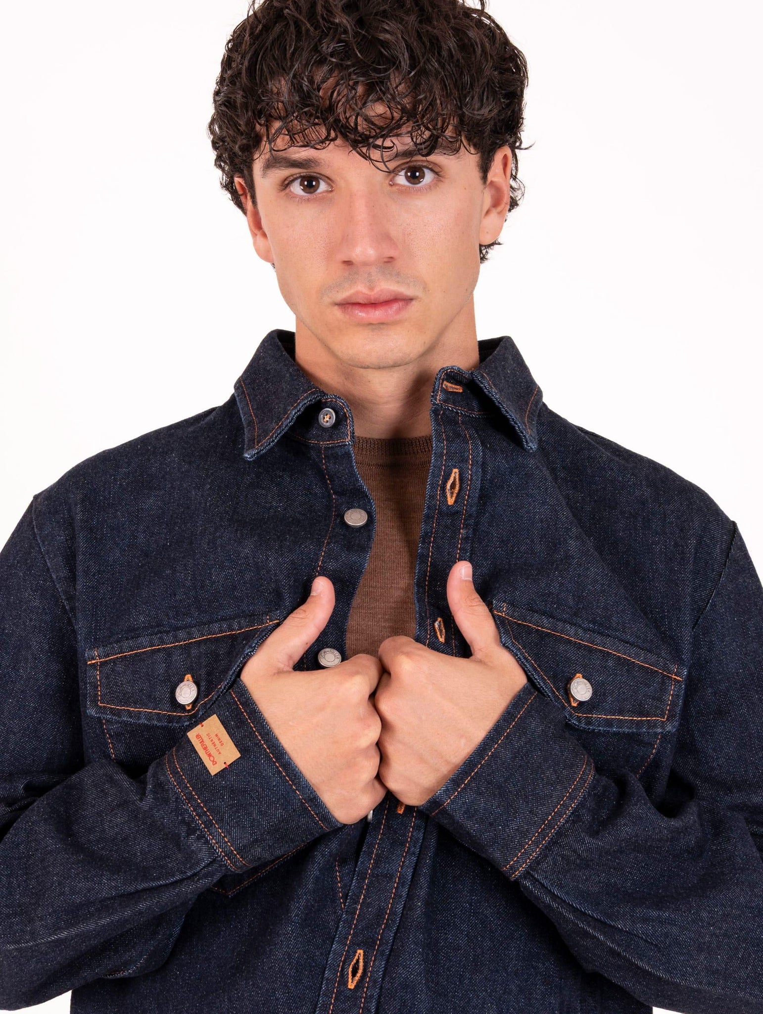 Camicia Arizona Don The Fuller in Denim Scuro ARIZONADTFRITNM2F5031 Don The Fuller