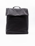 Rucksack Active Orciani aus genarbtem Leder Schwarz