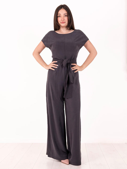 Jumpsuit Alessia Santi aus Modal Schiefergrau