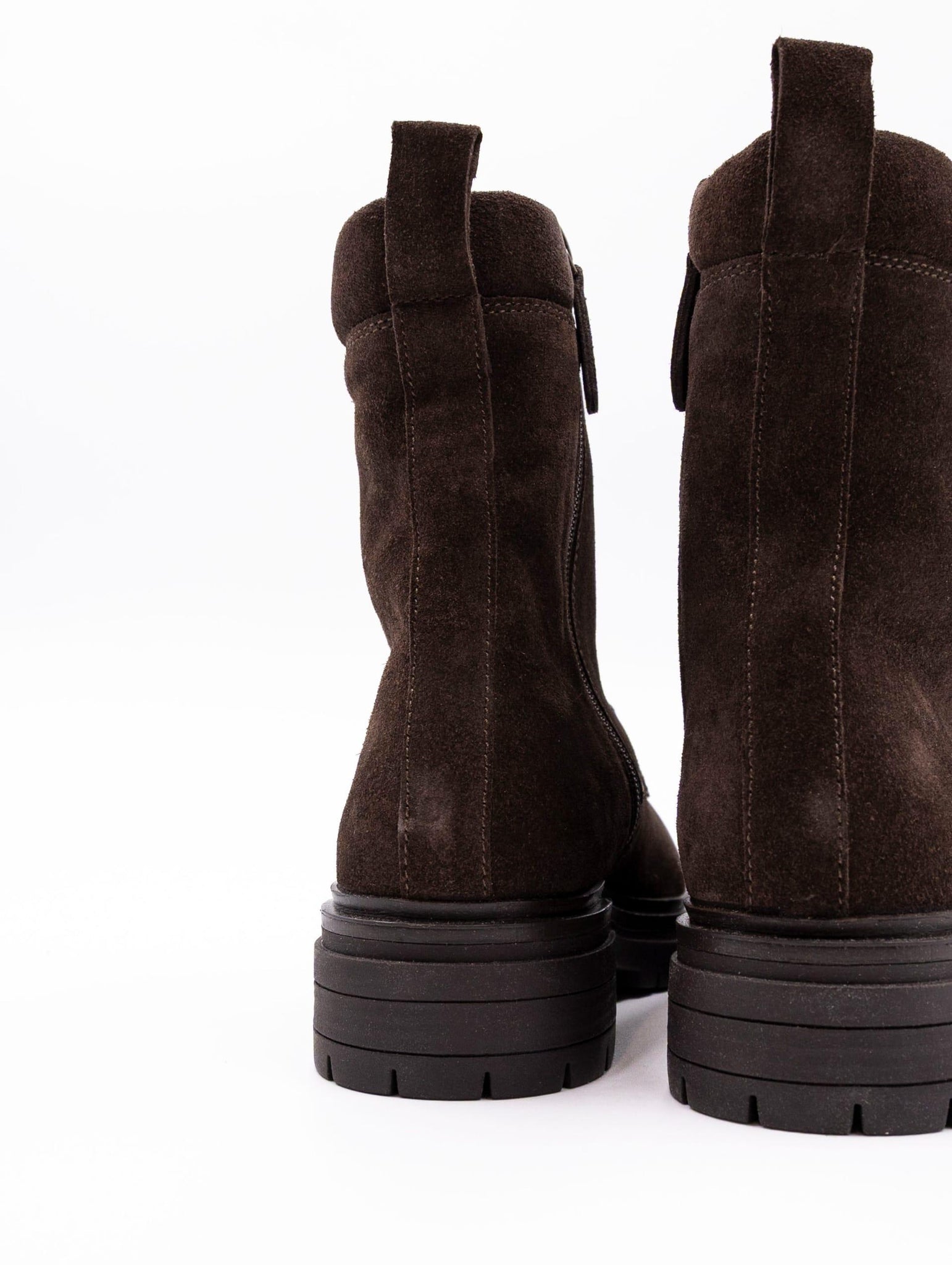 Anfibio Indira Emanuelle Vee in Suede Marrone Scuro 452M-808-12-ZQDARKBROWN Emanuelle Vee