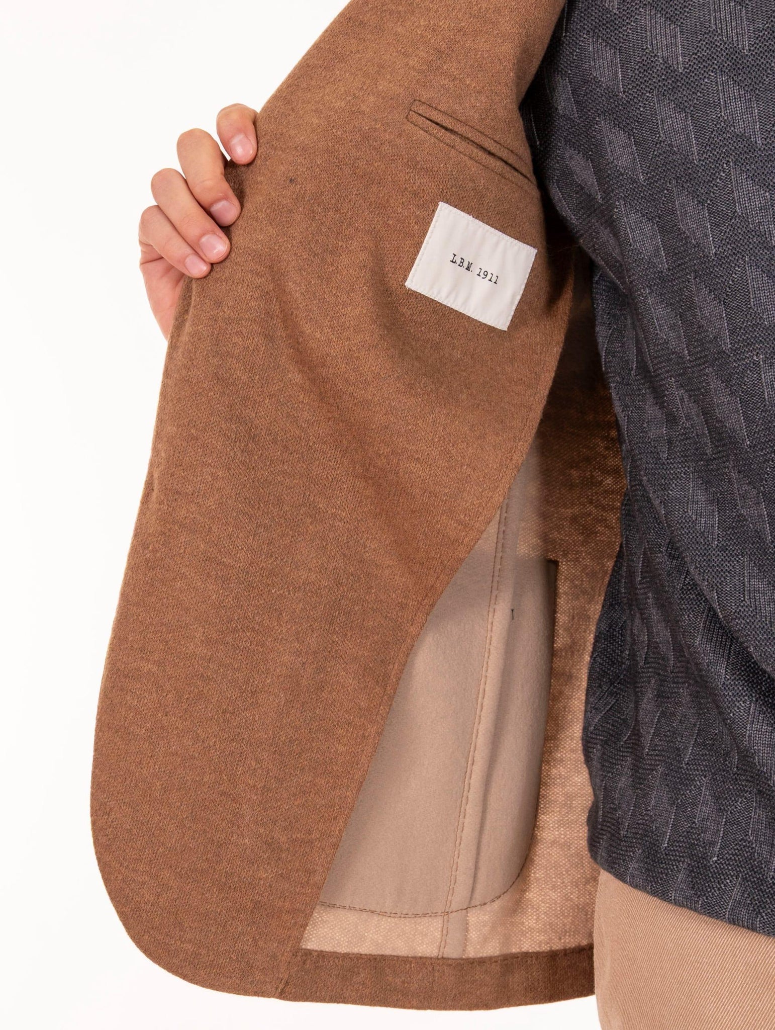 Giacca L.B.M. 1911 in Misto Cashmere Caramello 28125570902 L.B.M. 1911