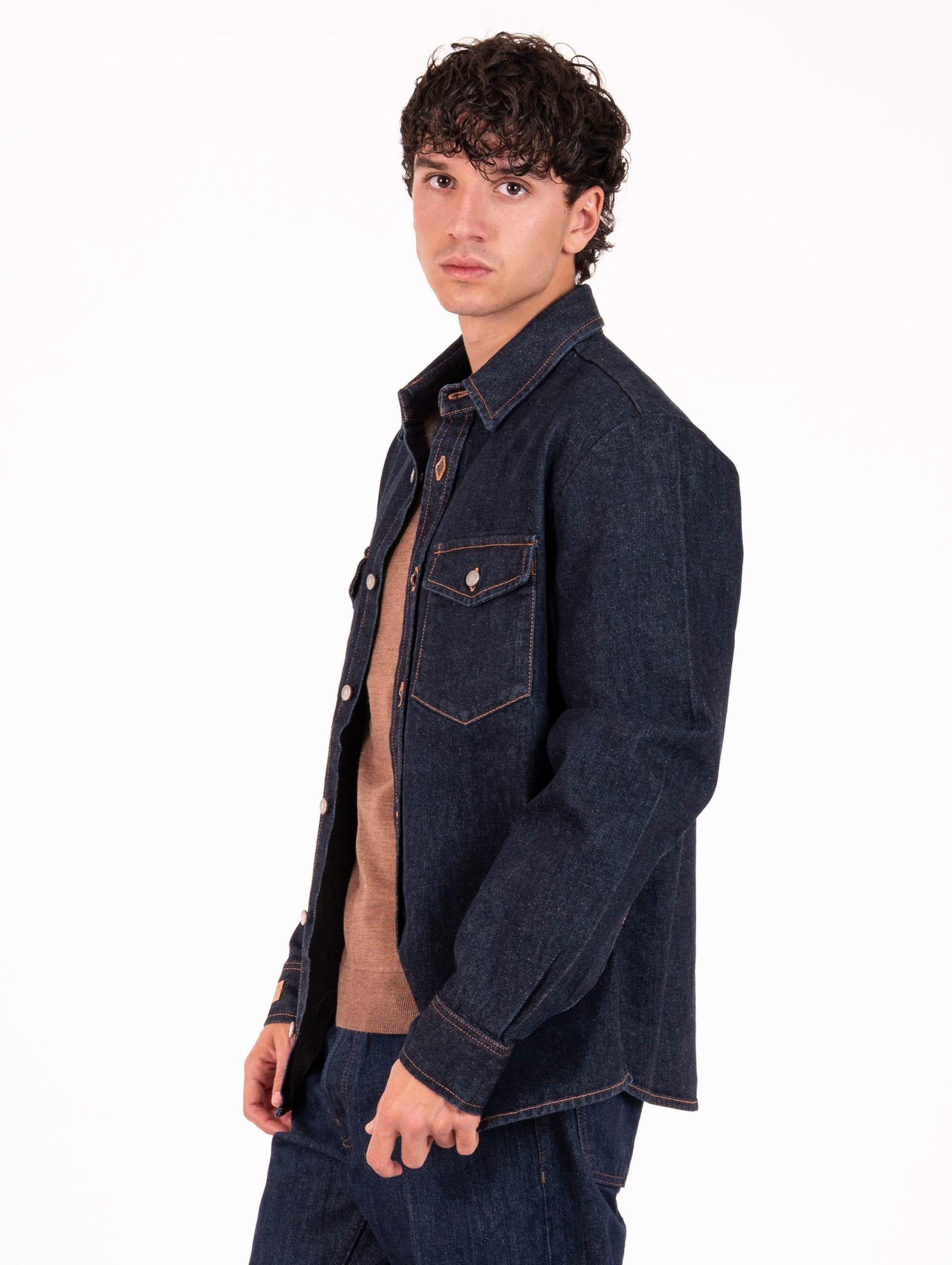 Camicia Arizona Don The Fuller in Denim Scuro ARIZONADTFRITNM2F5031 Don The Fuller