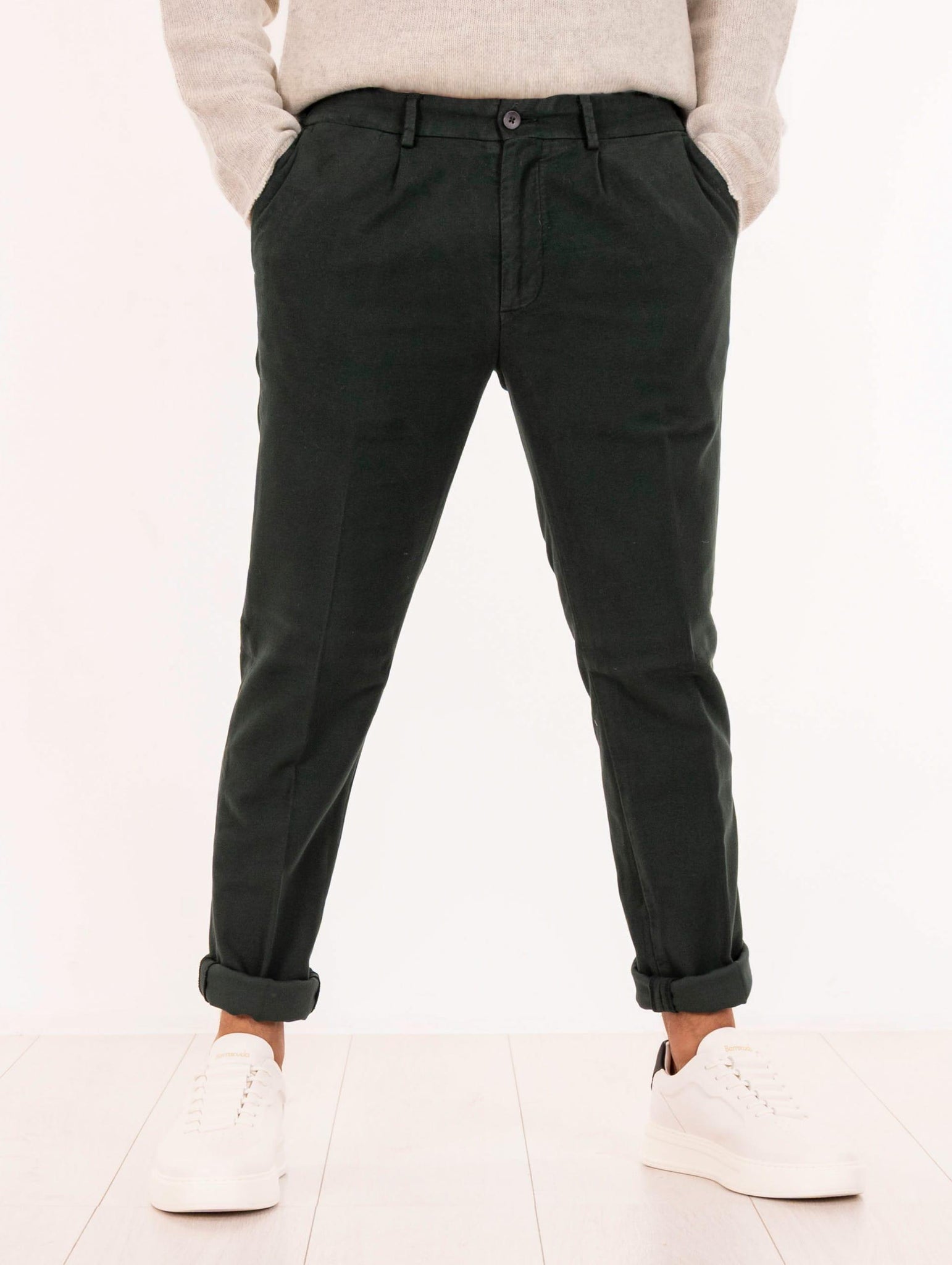 Pantalone Devorè in Cotone, Modal e Seta Foresta DVR15-U006TC671 Devore