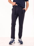Pantalon York Distretto 12 in Tessuto Tecnico Active Blu