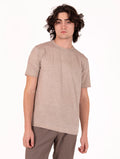 T-Shirt Daniele Fiesoli in Lino Fango