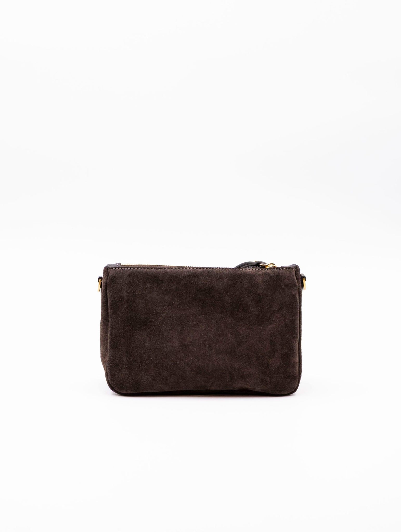 Minibag Nora Pouch Gianni Chiarini in Suede Moka BS10224CM-PL974 Gianni Chiarini
