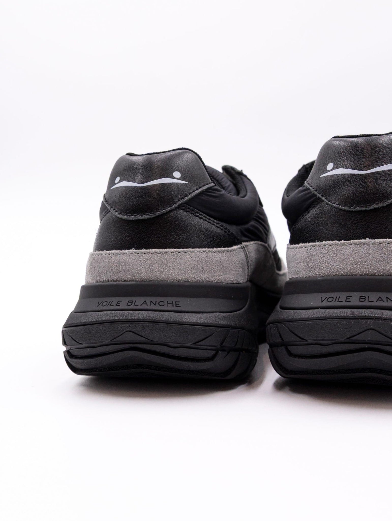 Sneakers Club Act Voile Blanche in Suede e Nylon Antracite e Nero CLUBACTMSUEDE/NYLON/CALF Voile Blanche