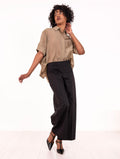 Pantalone Meimeij in Cotone Nero