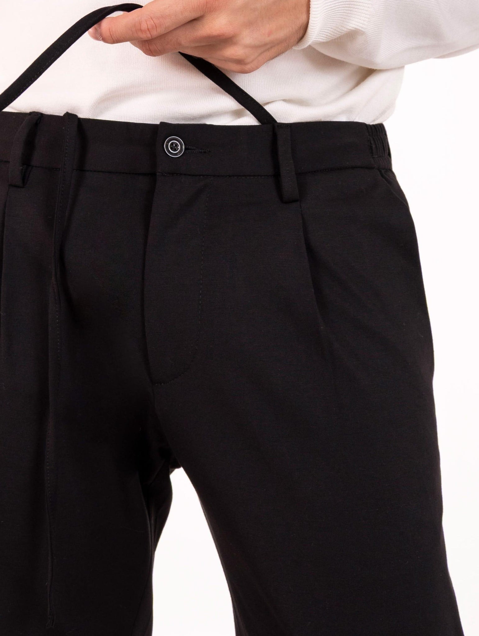 Pantalone Berlino AT.P.CO. in Rayon Nero BERLINO563JR055999 AT.P.CO