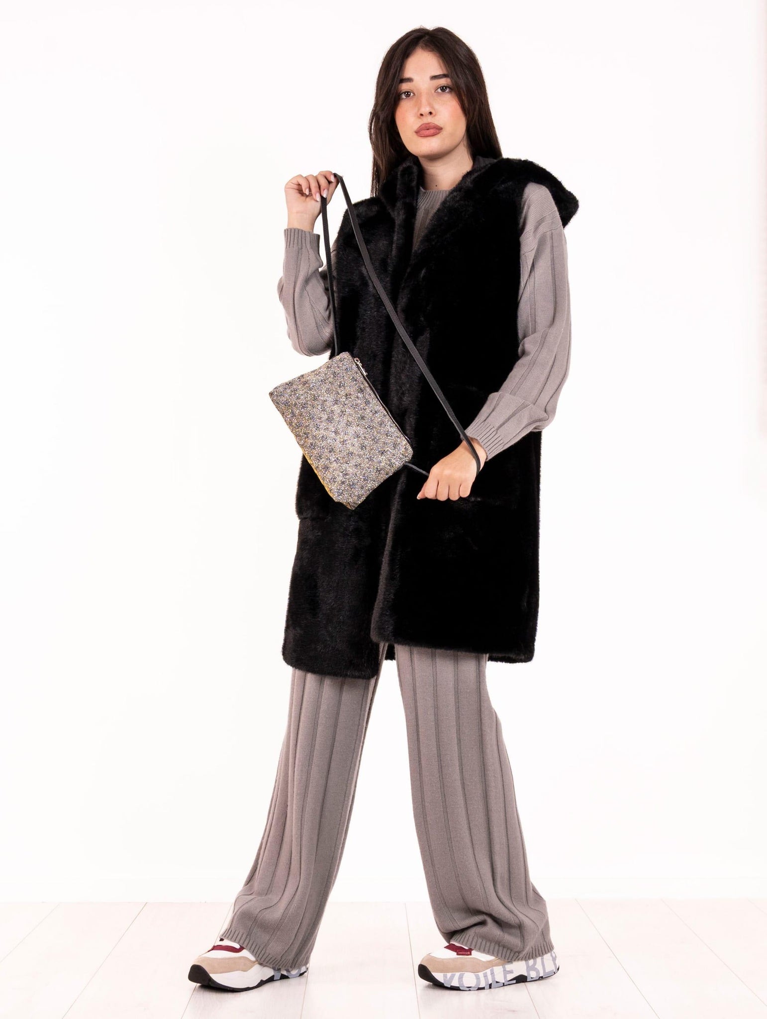 Borsa Manuela L'aura Stelle Sabbia MANUELASMALLGSS L'AURA