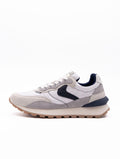 Sneakers Qwark Hype Man Voile Blanche Grigio e Bianco