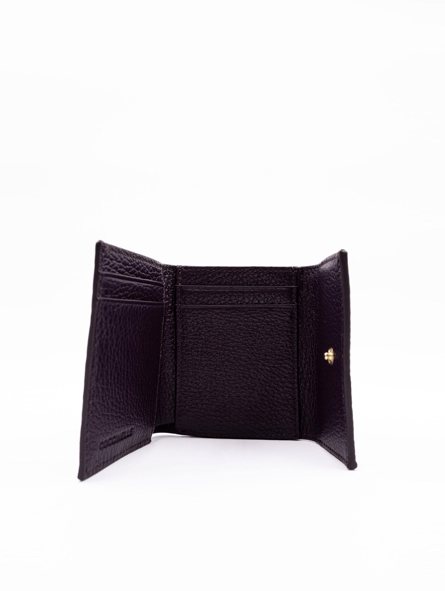 Portafoglio Coccinelle Metallic Soft Small in Pelle Martellata Prugna E2MW511B801V87 Coccinelle