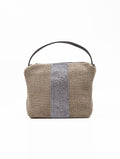 Borsa Astuccio Big Stripe L'aura Fango