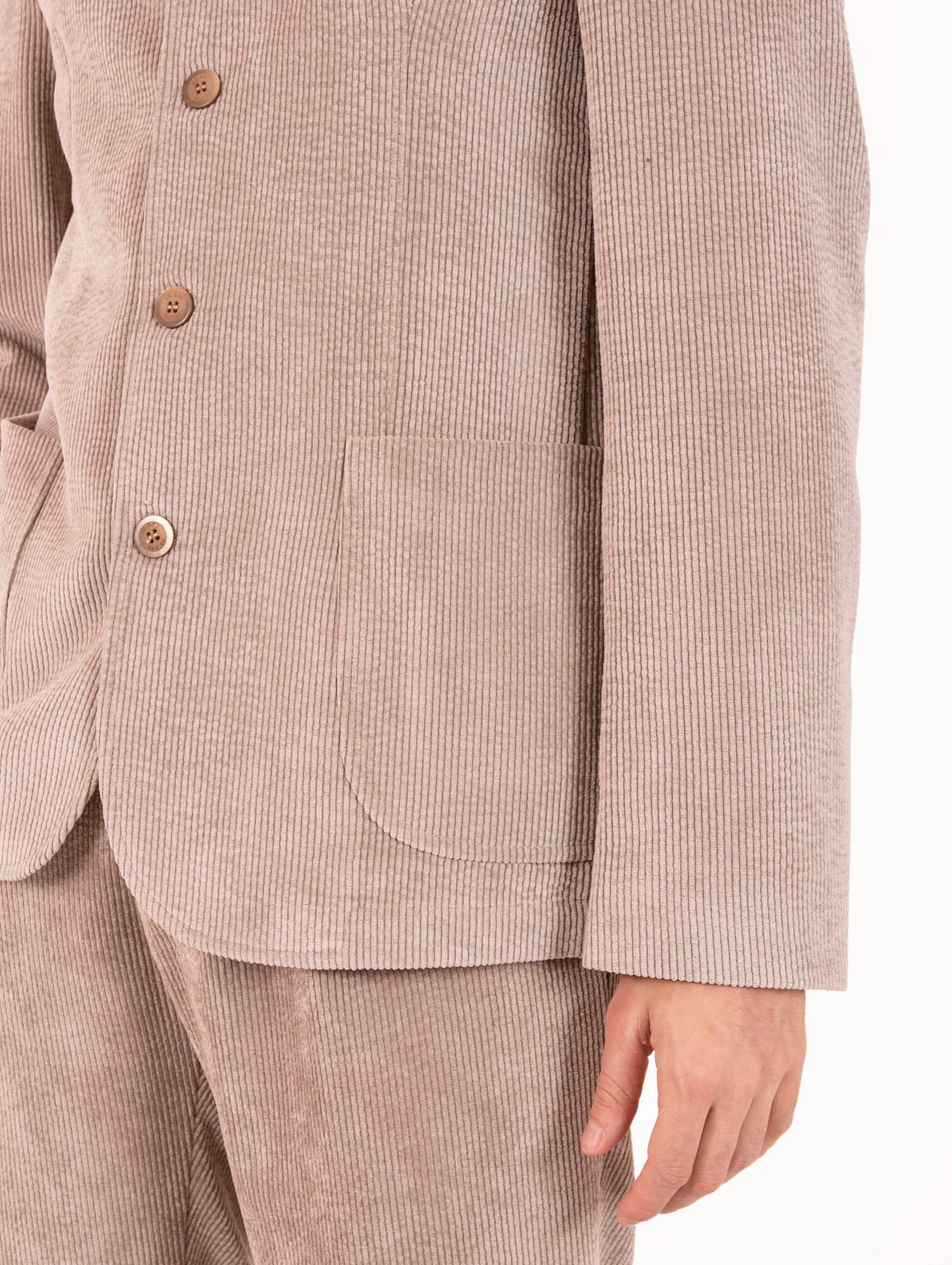 Giacca AT.P.CO. in Velluto a Costine Sabbia LOGAN717TP317030 AT.P.CO