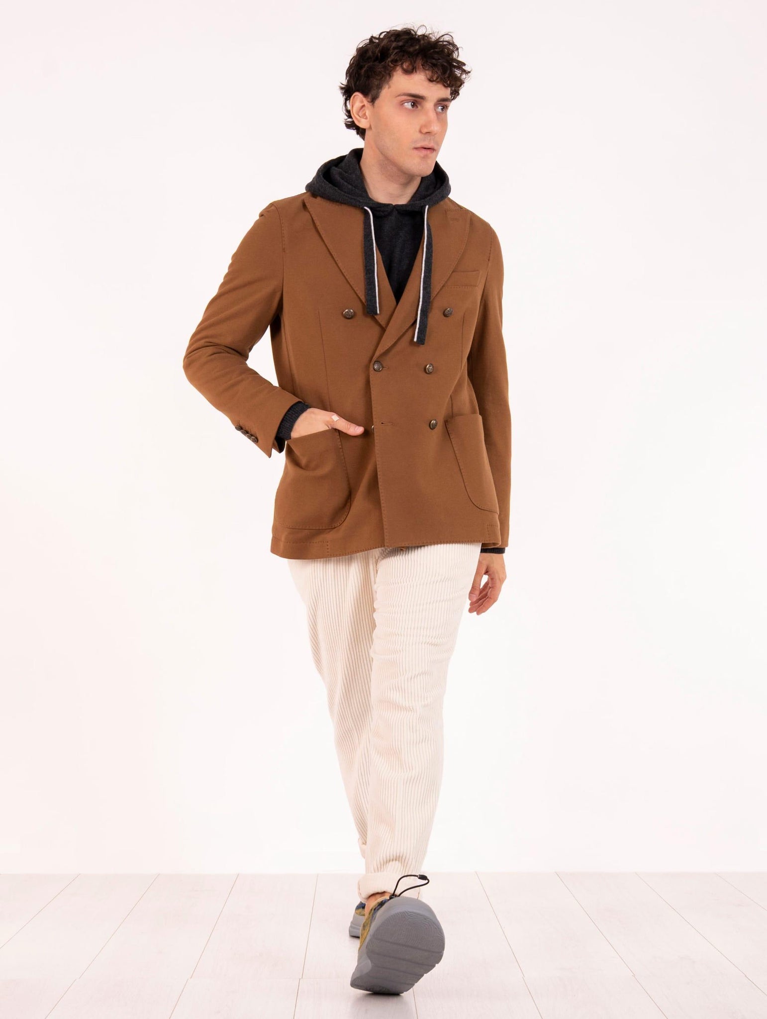 Giacca Doppiopetto Circolo 1901 in Cotone Terra CN49271168 Circolo 1901