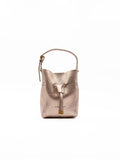 Minibag Siena Gianni Chiarini in Pelle Laminata Sabbia