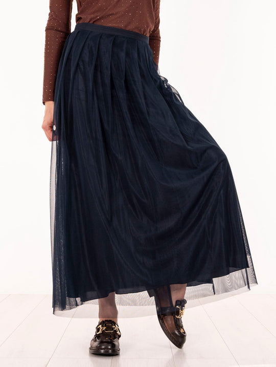 Gonna Alpha Studio in Night Blue Tulle