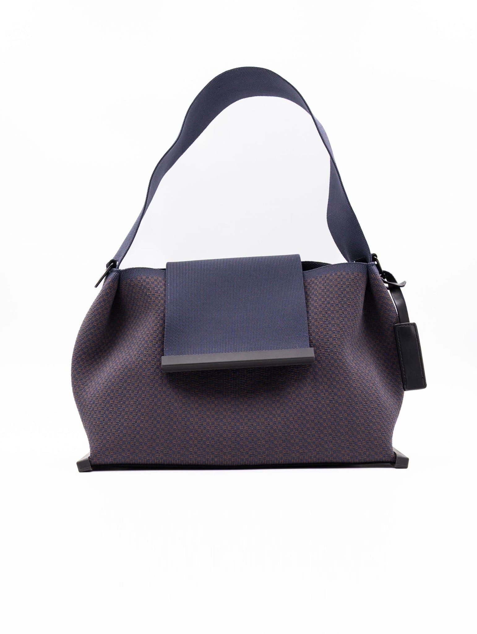 Borsa Fri-yay in Maglia Blu e Marrone PL_1245LITTLECHAIN Fri-Yay