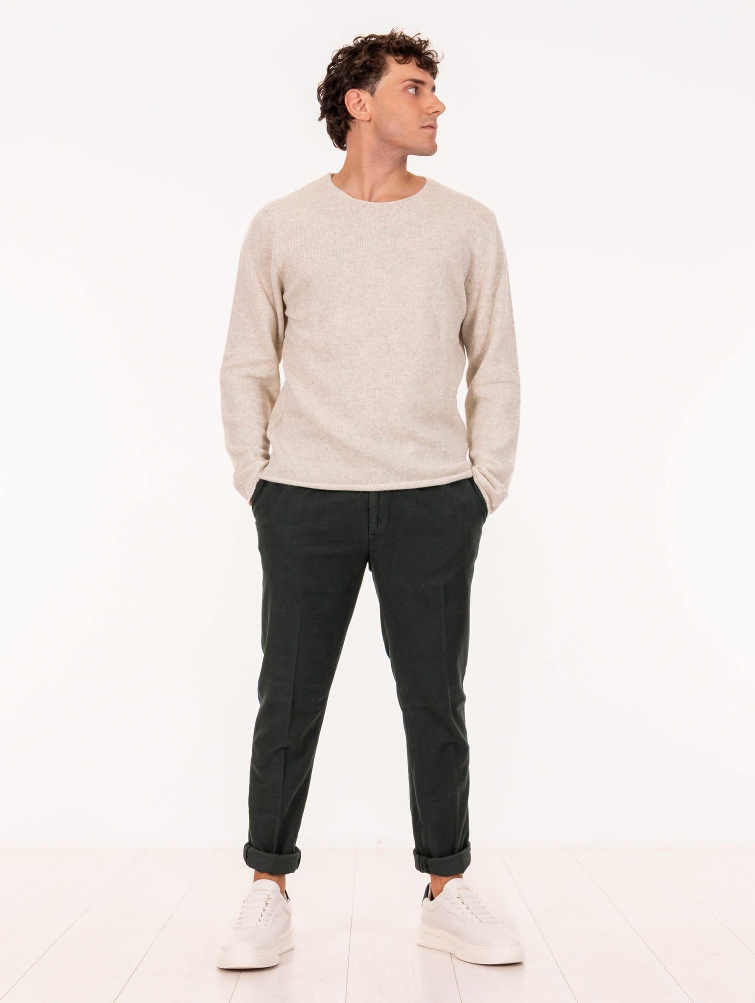 Pantalone Devorè in Cotone, Modal e Seta Foresta DVR15-U006TC671 Devore