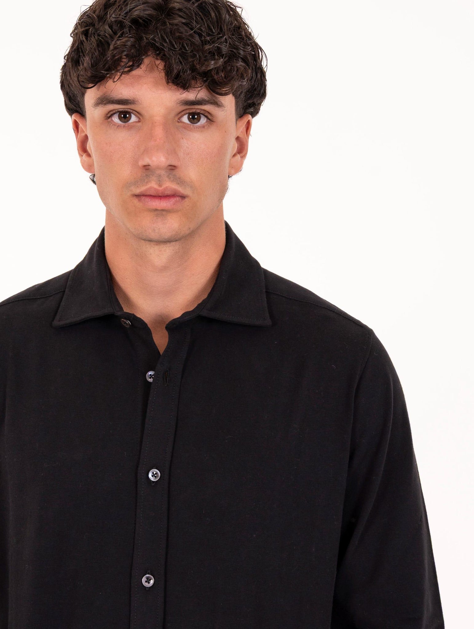 Camicia Circolo 1901 in Jersey Nero CN4955NERAS Circolo 1901