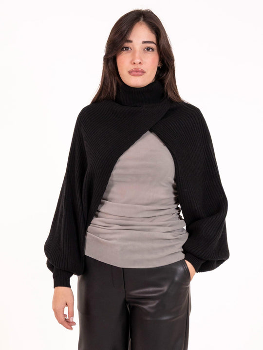 Coprispalle Alpha Studio in Cashmere Nero