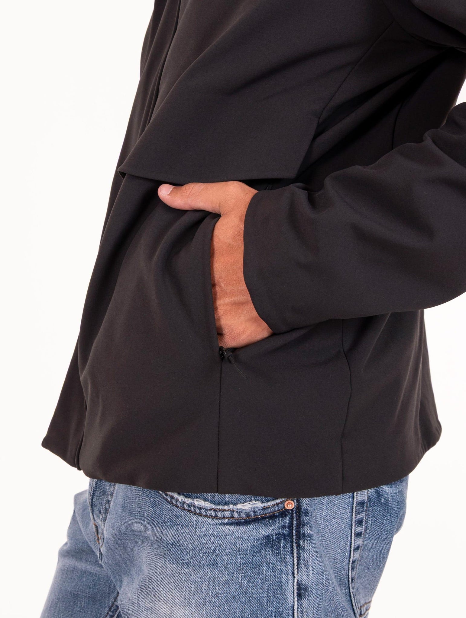 Giubbotto Ontake People of Shibuya in Tessuto Tencico Nero ONTAKEPM938999 People of Shibuya