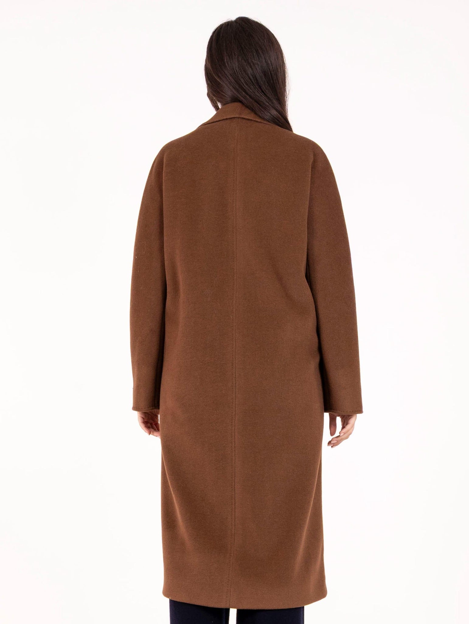 Cappotto Doppiopetto Fourstroke  in Lana e Viscosa Testa di Moro 1229BRAMANTE778 Four Stroke