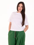 T-shirt Selune K-way in Jersey Bianco