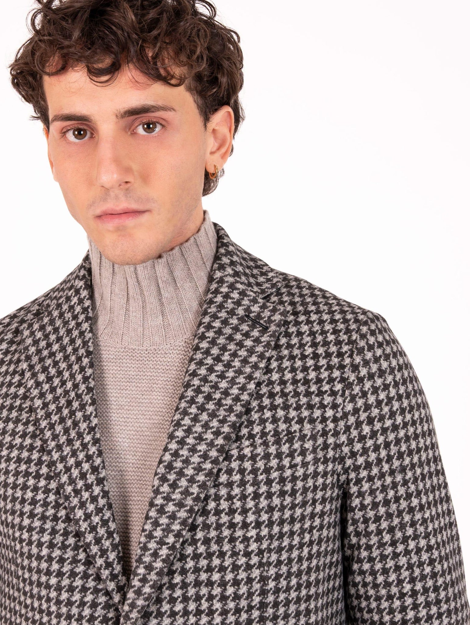 Giacca Circolo 1901 in Cotone Pied de Poule Grigio e Nero CN5012NERO Circolo 1901