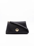 Borsa Nikla Small Coccinelle in Pelle Martellata Nera