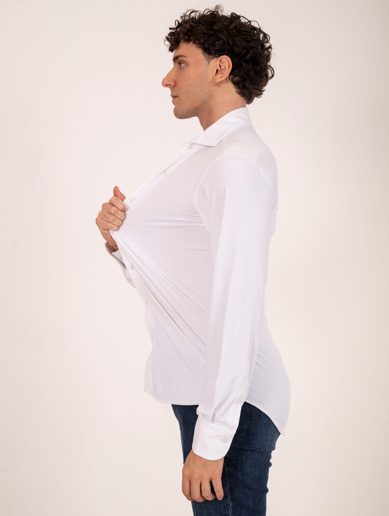 Tecno Camicia Orian Antibatterica Bianca T10202UT2910 Orian