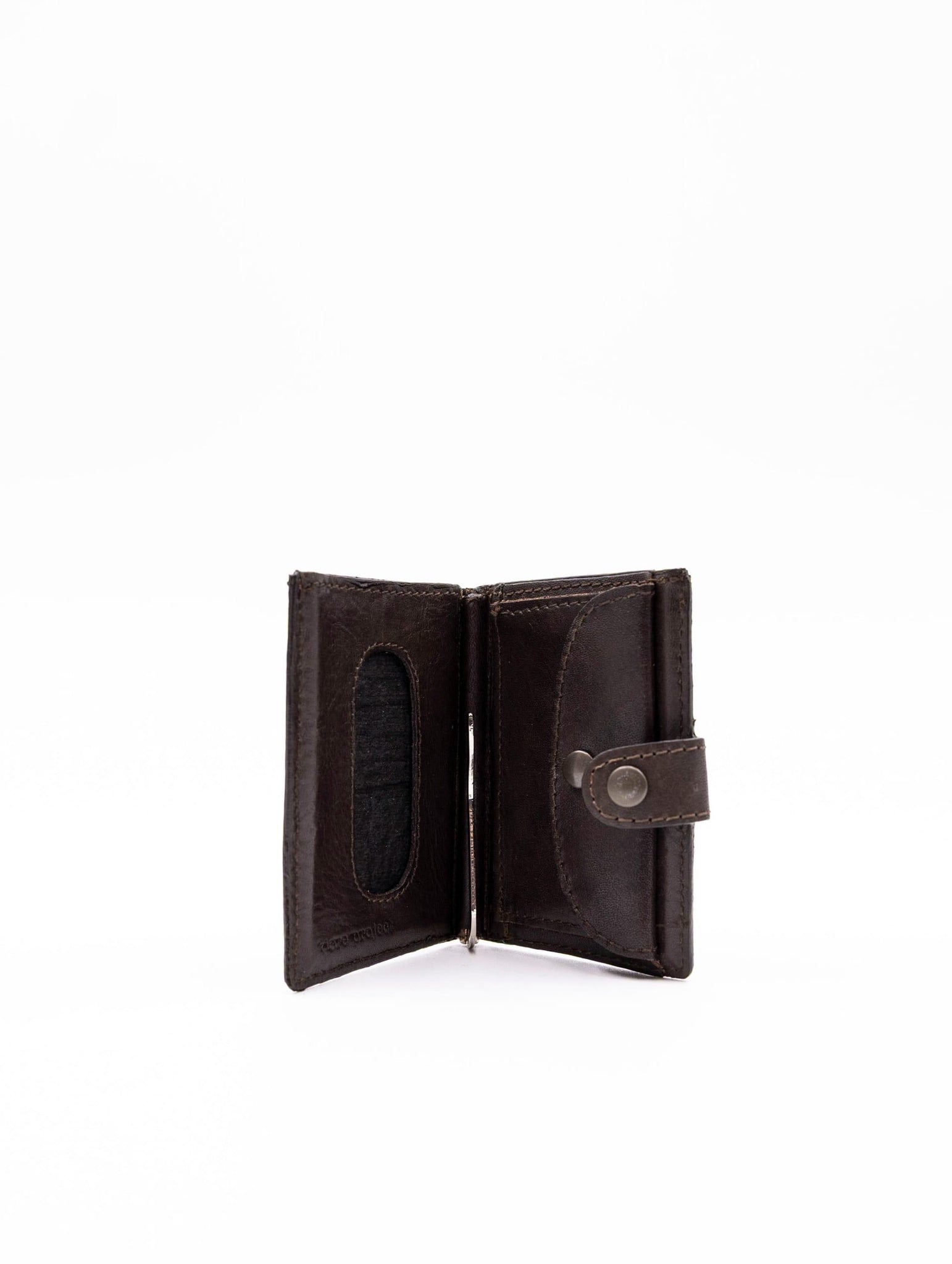 Portafoglio Kjore Project in Pelle con Borchie Testa di Moro e Verde CLUTCH07COINSGREEN Kjore Project