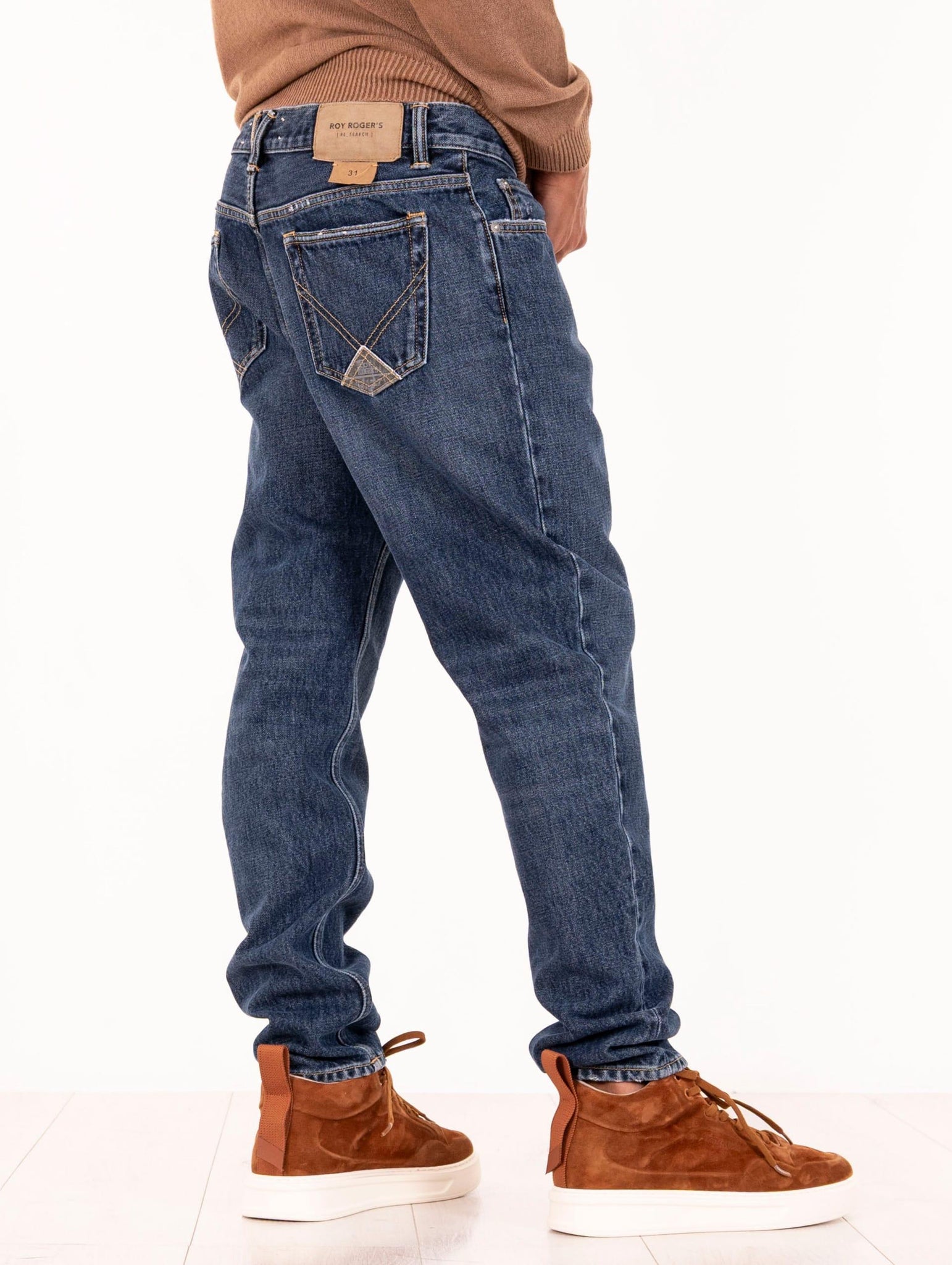 Jeans Roy Roger's Re-Search Baker Denim Medio RSC002D7170426C0999 Roy Roger's