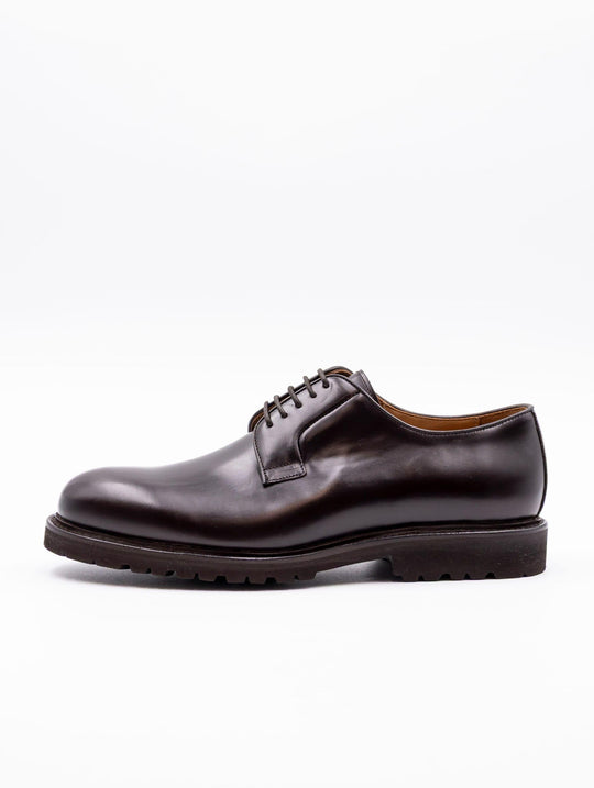 Berwick 1707 Goodyear Derby with Rubber Sole in Brown Leather