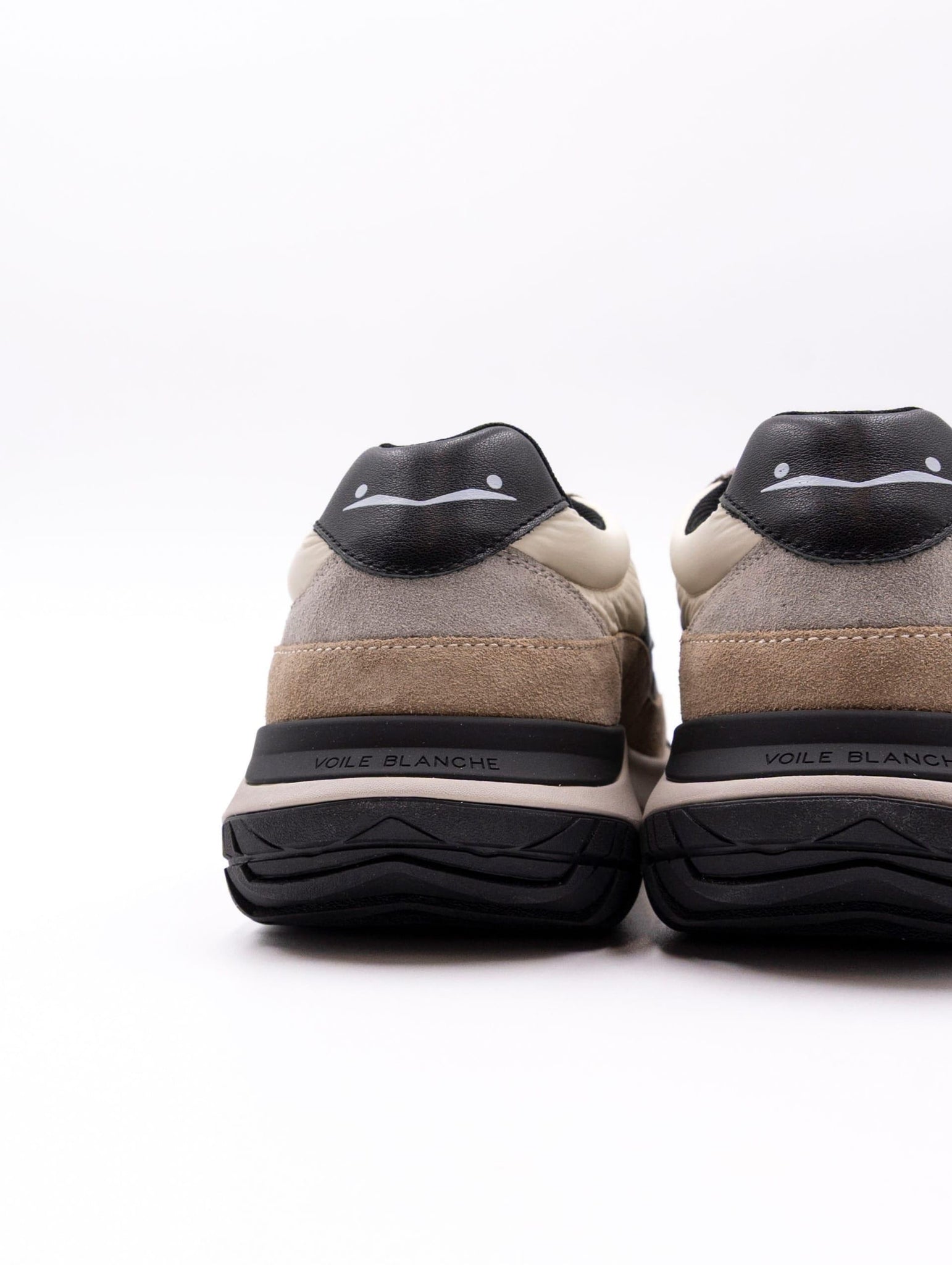 Sneakers Club Act Voile Blanche in Suede e Nylon Grigio e Beige CLUBACTMSUEDE/NYLON Voile Blanche