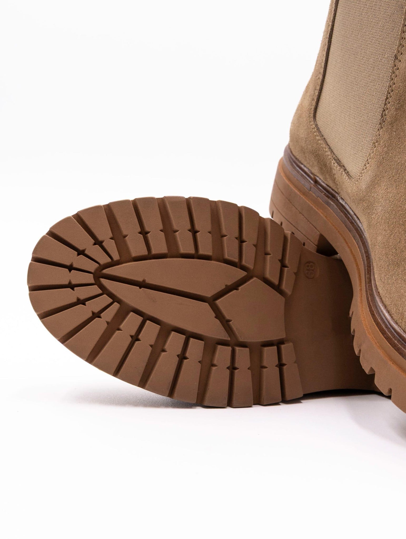 Beatles Indira Emanuelle Vee in Suede Beige 452M-808-13-ZQBEIGE Emanuelle Vee