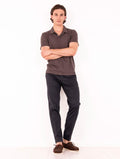 Roy Roger's Polo in Brown Supima Cotton