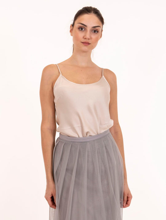 Top Daniele Fiesoli aus Viskose Stretch Wolle