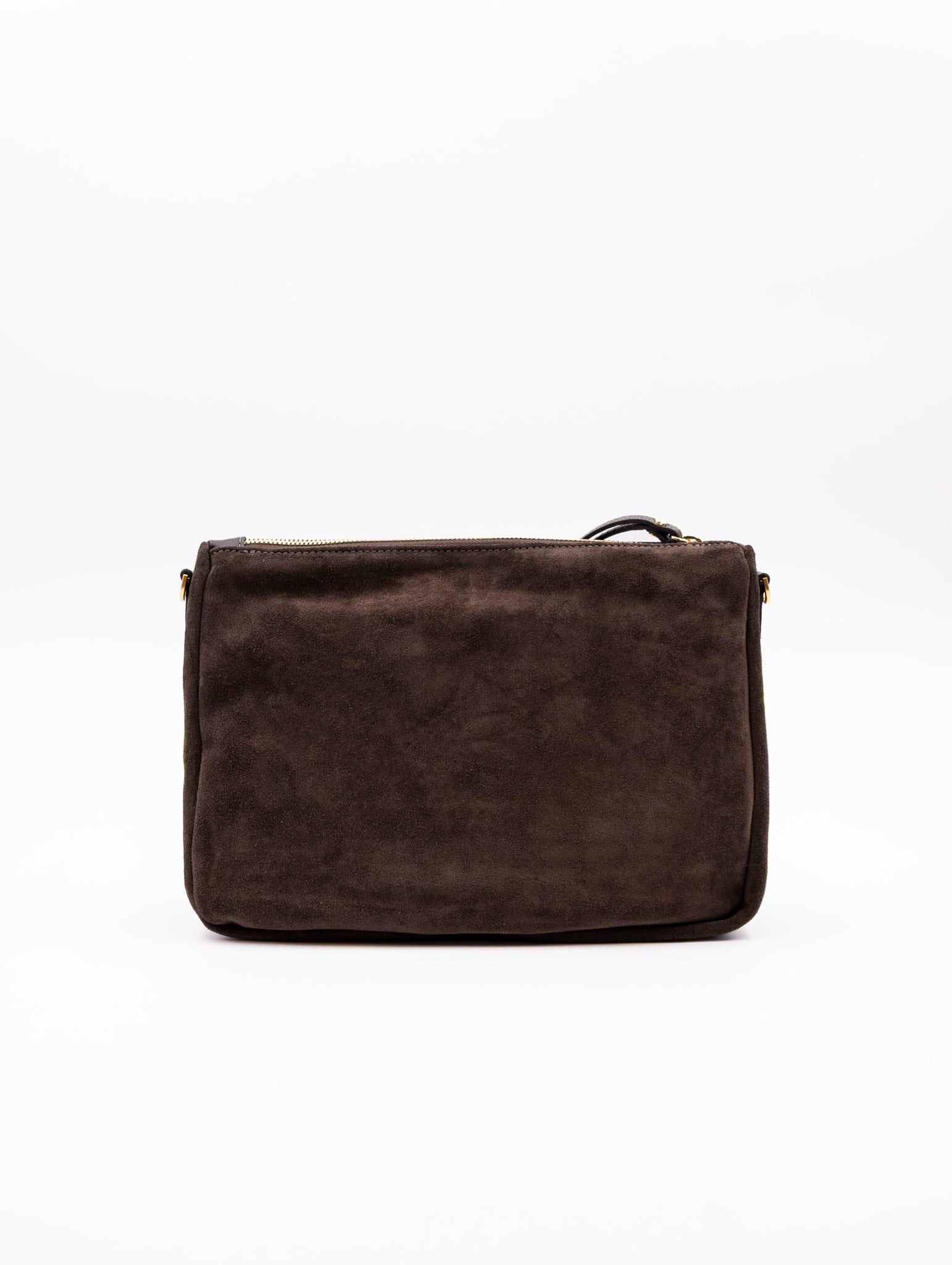 Borsa Nora Pouch Gianni Chiarini in Suede Moka BS10225CM-PL974 Gianni Chiarini