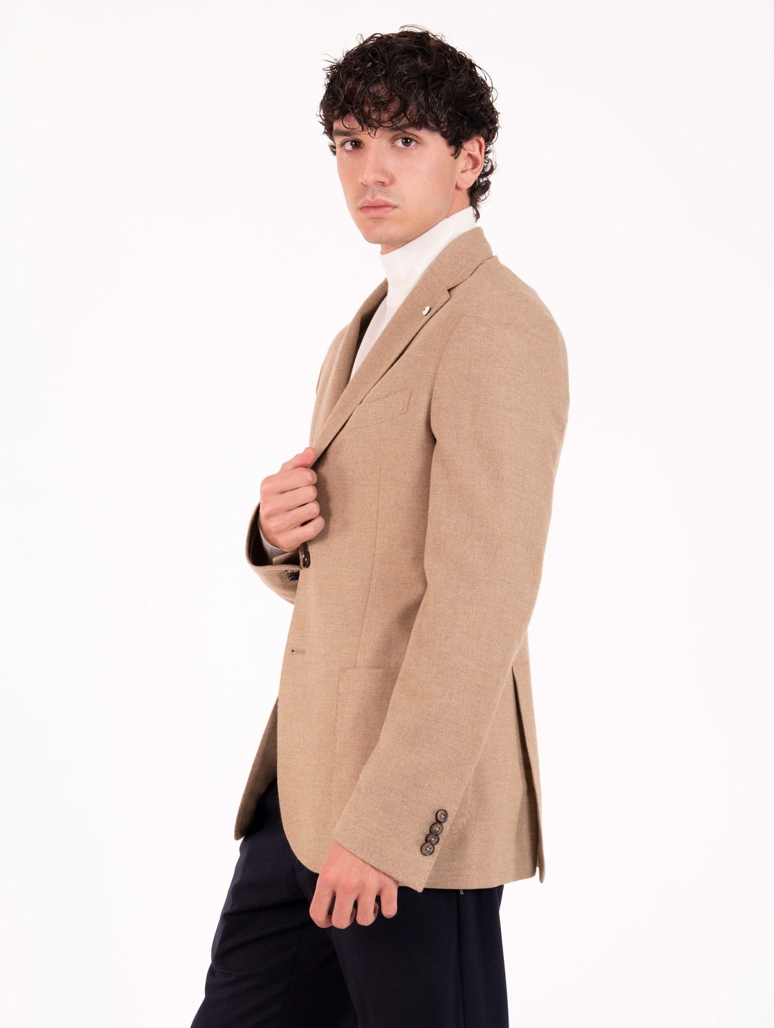 Giacca L.B.M. 1911 in Cotone Beige Melange 26925252703 L.B.M. 1911